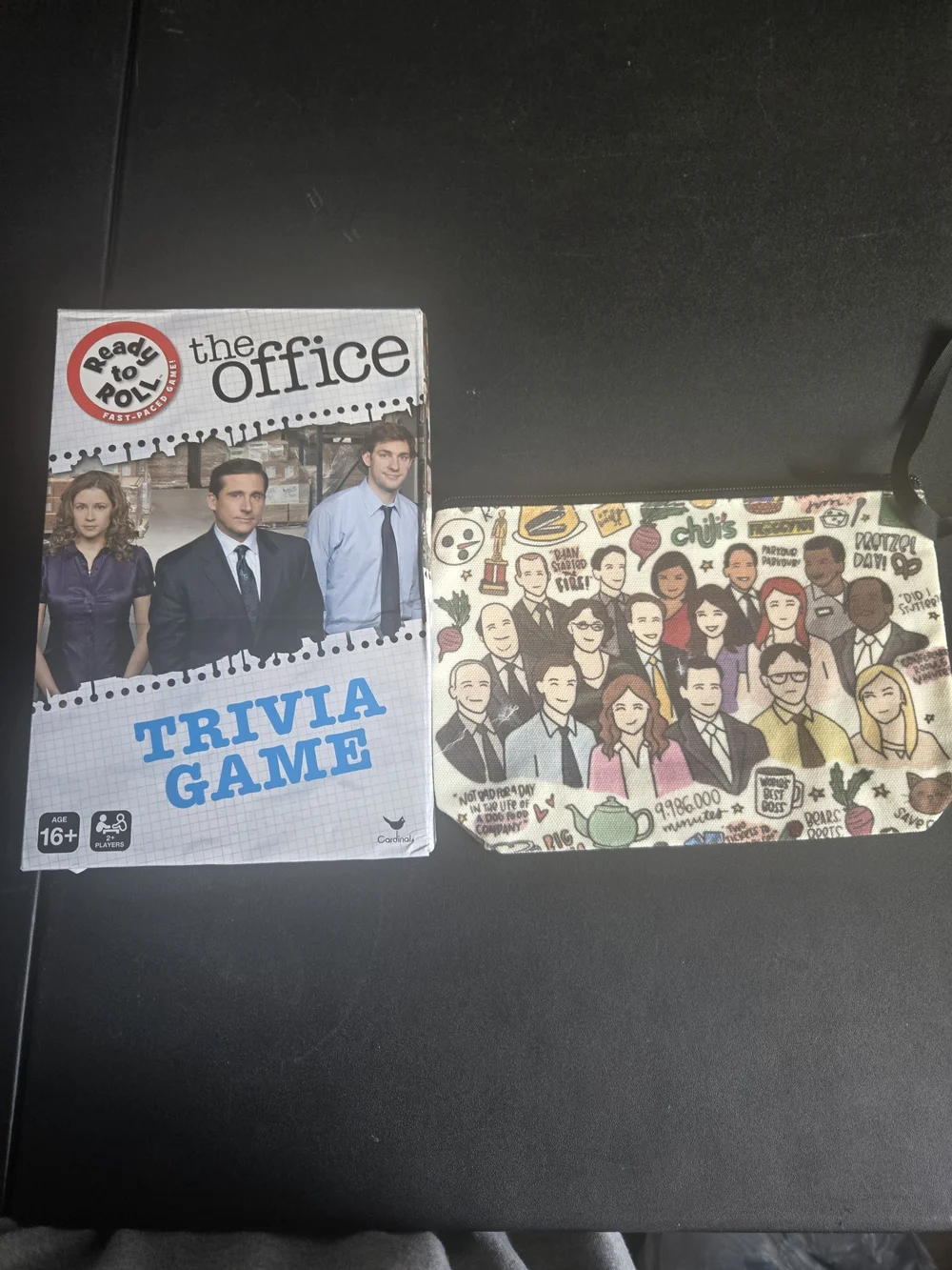 Trivia Game - Branded Blue and White Trivia Game
